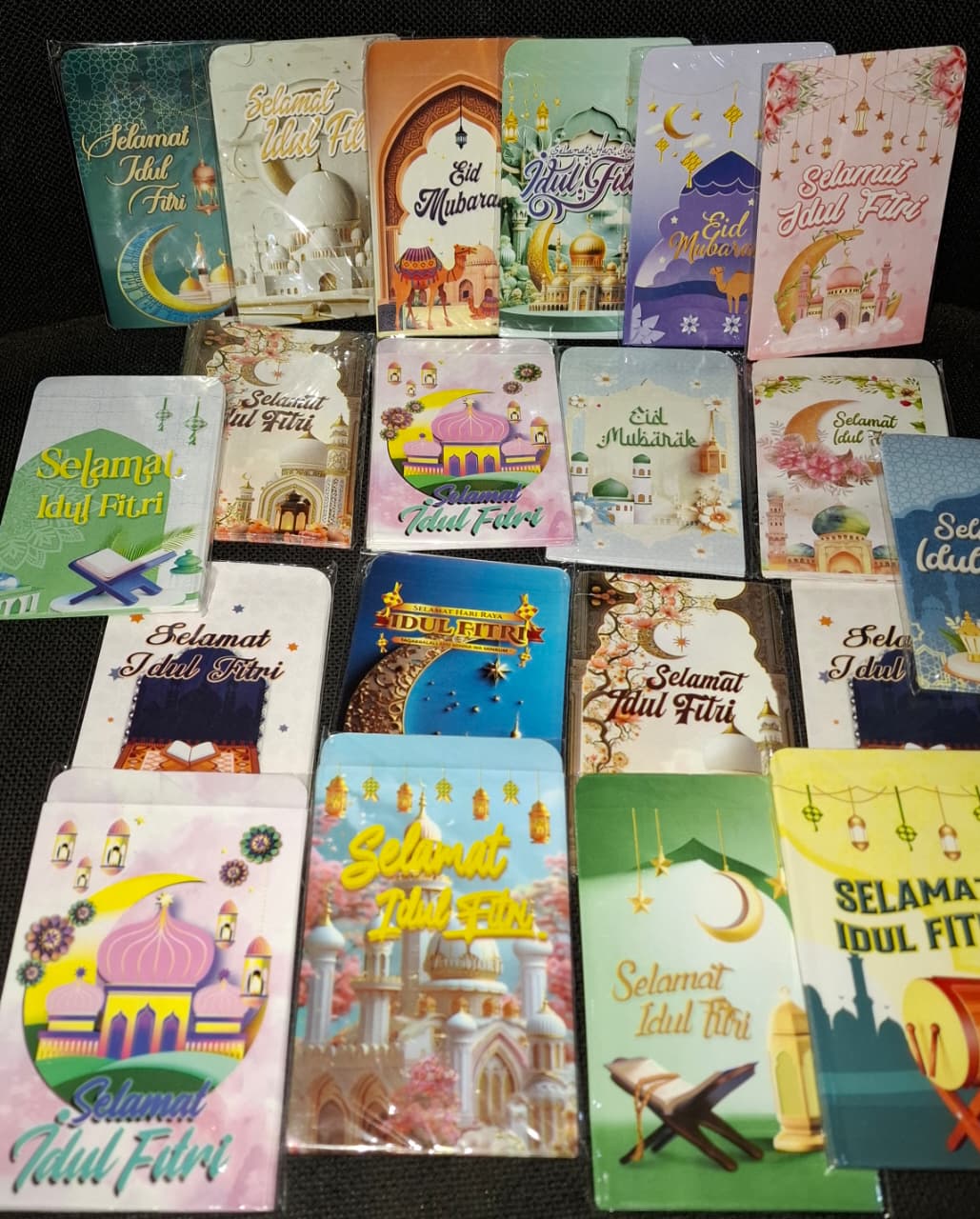 Amplop Lebaran Pendek Biasa